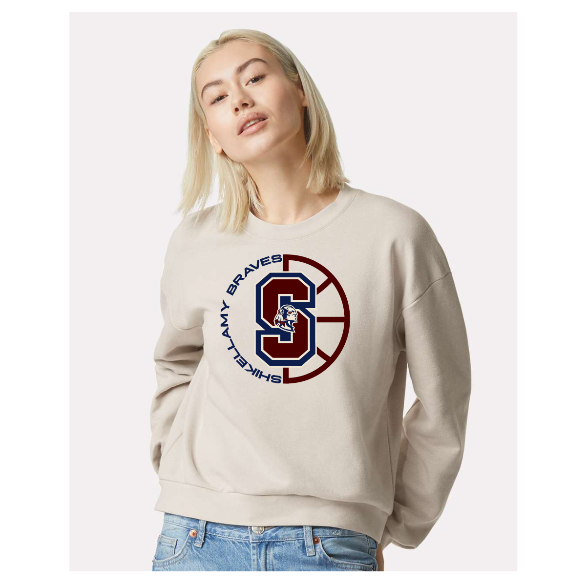 LADIES’ CREWNECK SWEATSHIRT
